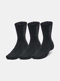 Ponožky Under Armour UA 3-Maker 3ks Mid-Crew - čierne