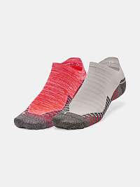 Ponožky Under Armour UA Run No Show Tab 2ks - červené