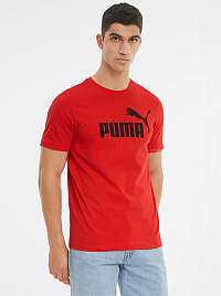 Puma červené pánske tričko s logom