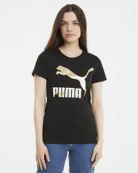 Puma čierne dámske tričko Classics Logo