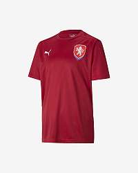 Puma Czech Republic Home Tričko detské Červená Viacfarebná