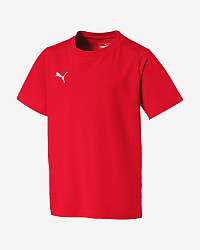 Puma Liga Casuals Tričko detské Červená Viacfarebná