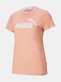 Puma oranžové tričko s logom