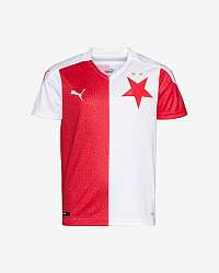 Puma SK Slavia Home Replica Jr Tričko detské Červená Biela