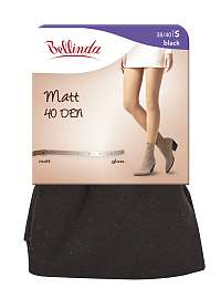 Punčochové kalhoty MATT DEN - Dámské punčochové kalhoty - černá