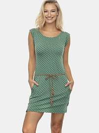 Ragwear zelené šaty Dots