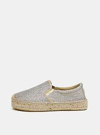 Replay trblietavé espadrilky na platforme s jutou