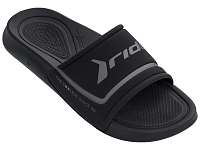 Rider čierne unisex šľapky Infinity Light Slide Ad Black/Dark Grey -