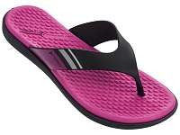 Rider čierno-ružové žabky Aqua Fem Black/Pink -