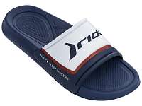 Rider modré unisex šľapky Infinity Light Slide Ad Blue/Blue/White -