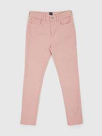 Ružové dievčenské džínsy GAP s vysokou výškou