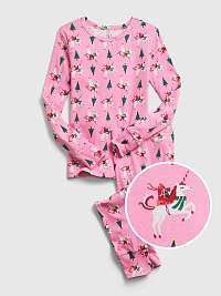 Ružové dievčenské pyžamo GAP