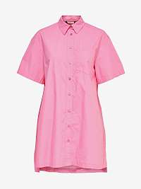 Ružové košeľové šaty ONLY Winni