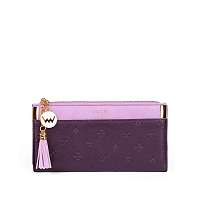 Ružovo-fialová dámska malá vzorovaná peňaženka VUCH Treasure