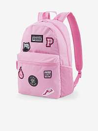 Ružový dámsky batoh s nášivkami Puma Patch