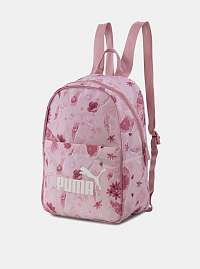 Ružový dámsky kvetovaný ruksak Puma