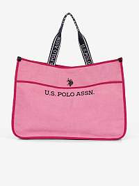 Ružový dámsky shopper US Polo Assn. Halifax