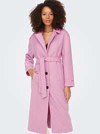 Ružový kabát ONLY Emma