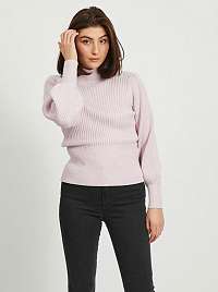 Ružový sveter so stojačikom .OBJECT