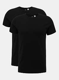 Sada dvoch čiernych pánskych basic tričiek Levi's®