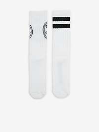 Sada dvoch párov bielych pánskych ponožiek Converse