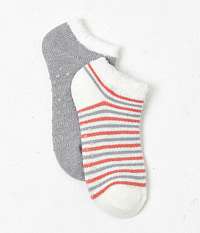 Sada dvoch párov ponožiek v šedej a bielej farbe Camaieu