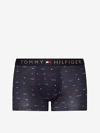 Sada modrých pánskych vzorovaných boxeriek a ponožiek Tommy Hilfiger