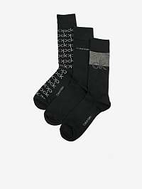 Sada pánskych ponožiek Calvin Klein v čiernej farbe