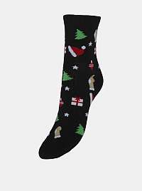 Sada štyroch párov ponožiek s vianočným motívom VERO MODA