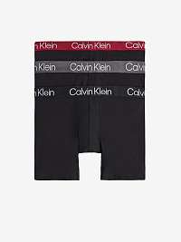 Sada troch pánskych boxeriek v čiernej farbe Calvin Klein