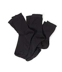 Sada troch párov čiernych ponožiek Camaieu
