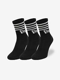 Sada troch párov čiernych ponožiek New Era