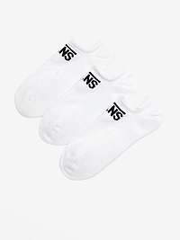 Sada troch párov pánskych ponožiek VANS v bielej farbe