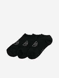 Sada troch párov ponožiek v čiernej farbe SAM 73 Detate