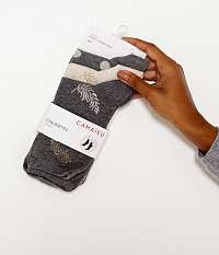 Sada troch párov ponožiek v šedej a béžovej farbe Camaieu