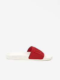 Sandále, papuče pre mužov Diesel - červená, biela