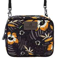 Santoro čierne malá crossbody kabelka Tropic Gold