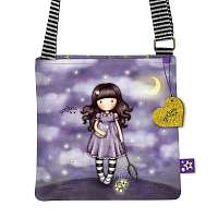 Santoro fialové crossbody kabelka Gorjuss Sparkle&Bloom Catch a Falling Star