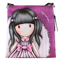 Santoro fialová crossbody kabelka Gorjuss Sugar and Spice