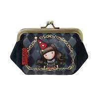 Santoro malá modrá peňaženka Gorjuss Circus Harlequin