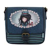Santoro modrá crossbody kabelka Gorjuss The Hatter