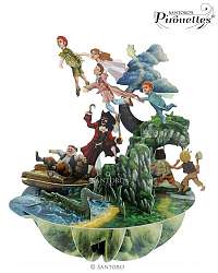 Santoro papierová 3D dekorácia Peter Pan 