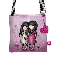 Santoro ružová crossbody kabelka Gorjuss Sparkle&Bloom You Can Have Mine