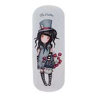 Santoro sivé puzdro na okuliare Gorjuss The Hatter