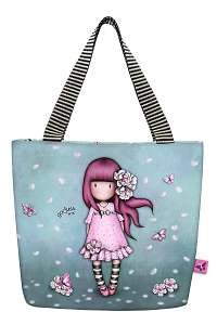 Santoro tyrkysové malá taška Gorjuss Sparkle&Bloom Cherry Blossom
