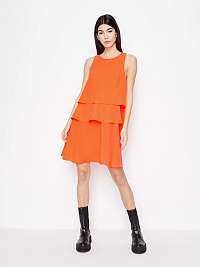 Šaty na denné nosenie pre ženy Armani Exchange - oranžová