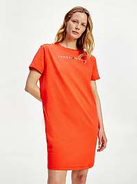 Šaty na denné nosenie pre ženy Tommy Hilfiger - oranžová