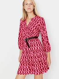 Šaty na denné nosenie pre ženy Trendyol - ružová