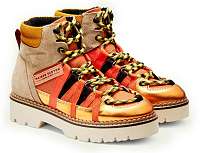 Scotch & Soda členkové topánky Olivine Mid Lace Boot Orange Multi