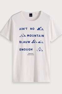 Scotch&Soda smotanové pánske tričko Ain´t no Mountains